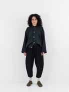 MITTAN Trousers 125 in Navy Black - MITTAN at Worthwhile - shop PANT