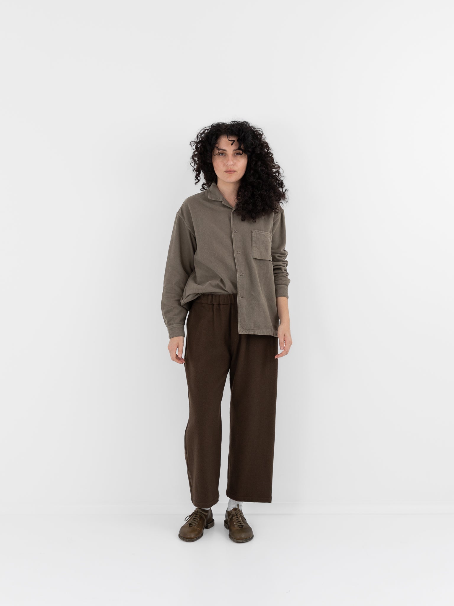 MITTAN Trousers 155 in Brown - MITTAN at Worthwhile - shop PANT