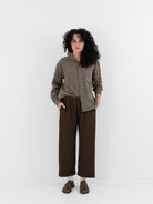MITTAN Trousers 155 in Brown - MITTAN at Worthwhile - shop PANT
