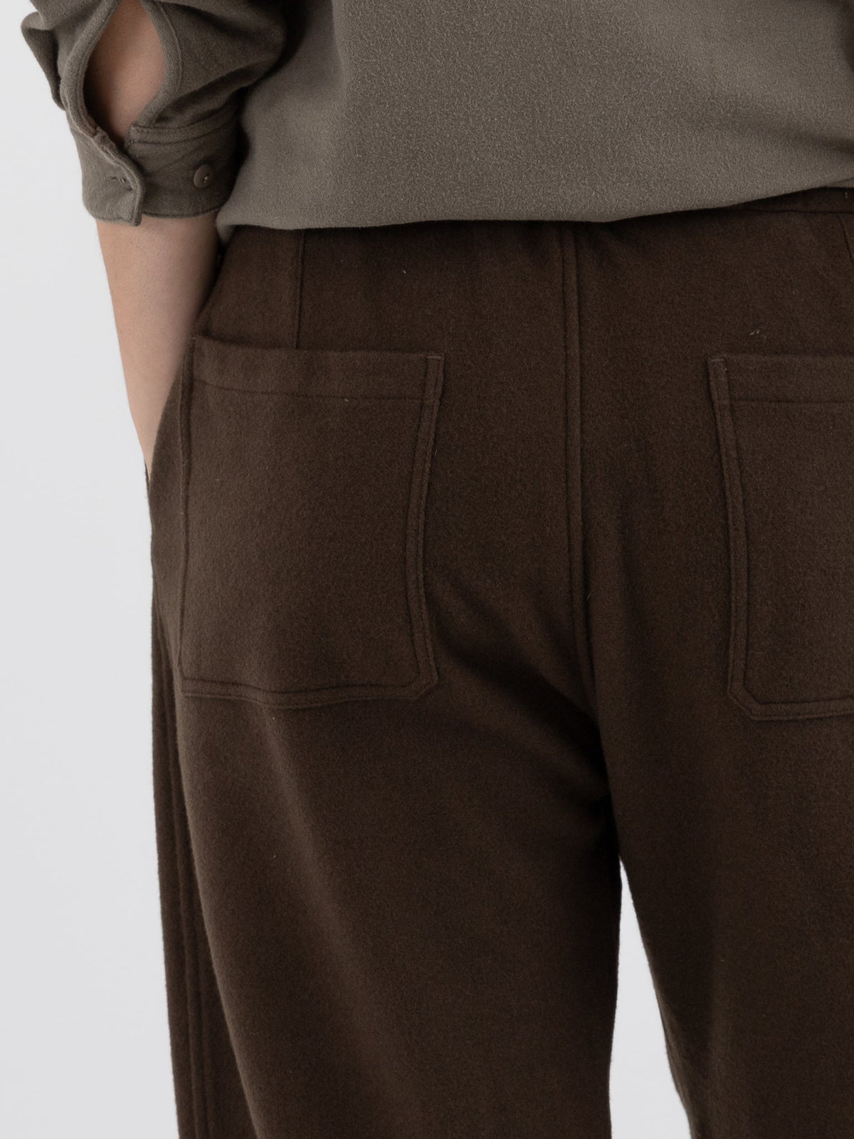 MITTAN Trousers 155 in Brown - MITTAN at Worthwhile - shop PANT