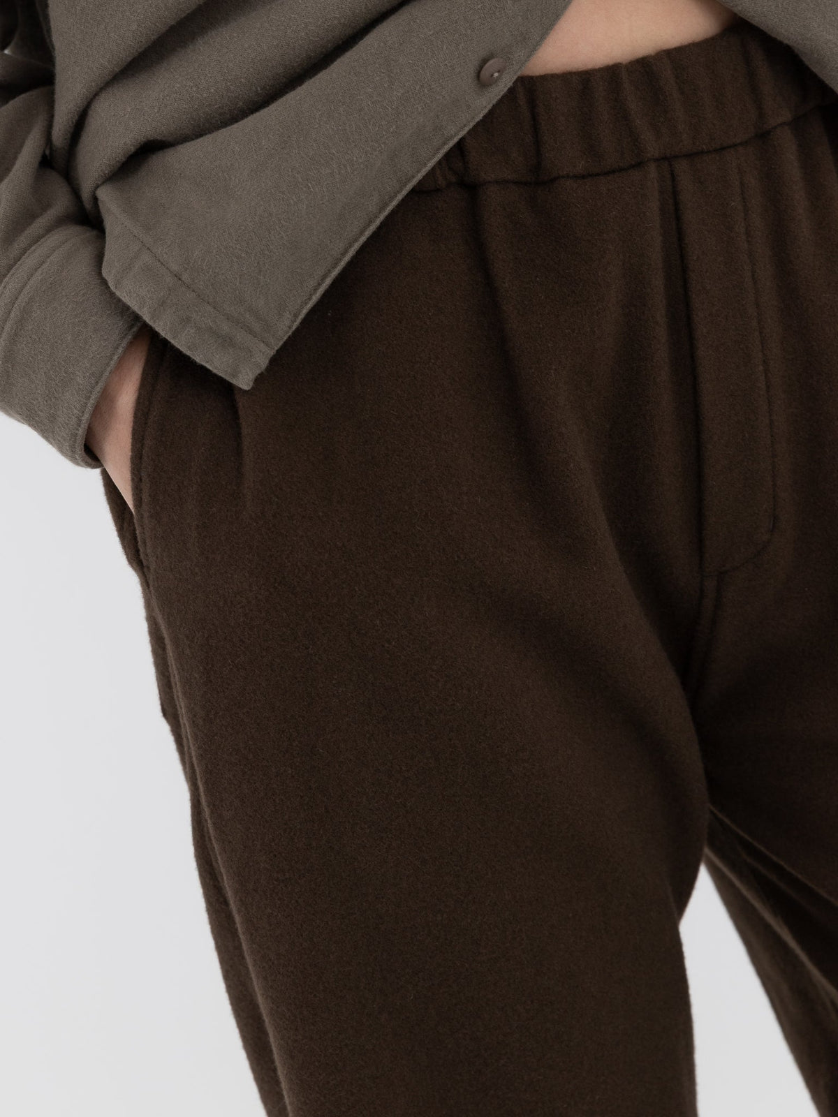 MITTAN Trousers 155 in Brown - MITTAN at Worthwhile - shop PANT