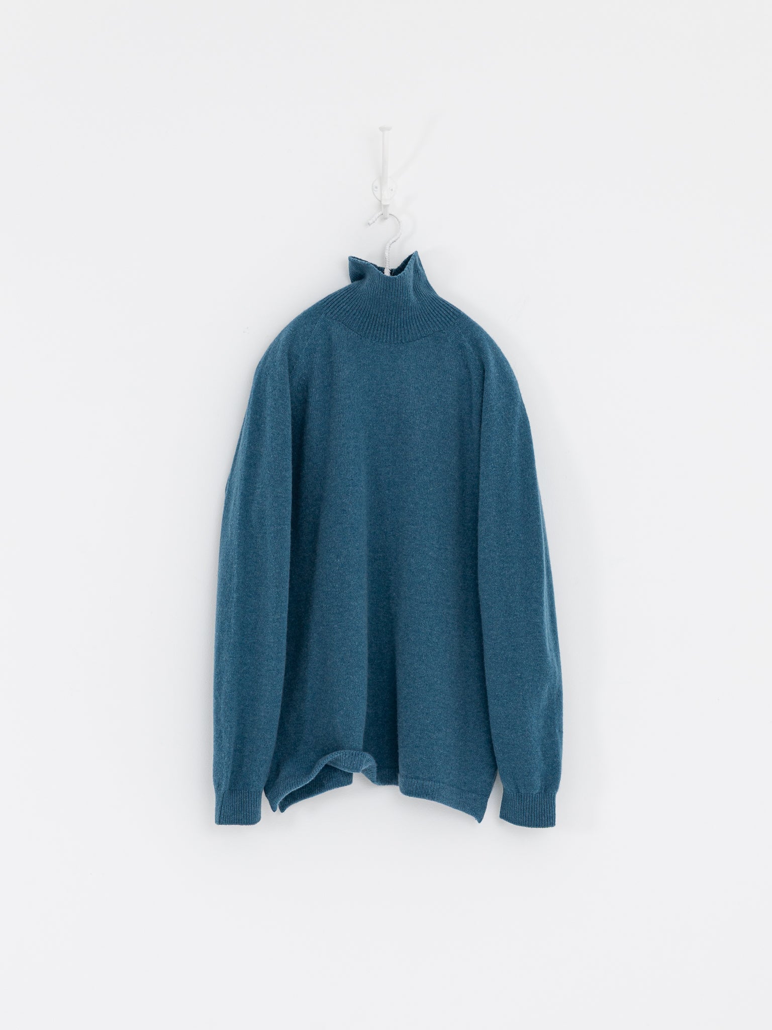 MITTAN Turtleneck Sweater 34 in Pale Blue Green - MITTAN at Worthwhile - shop TOP