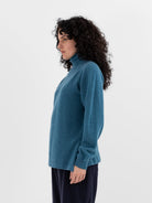 MITTAN Turtleneck Sweater 34 in Pale Blue Green - MITTAN at Worthwhile - shop TOP