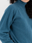 MITTAN Turtleneck Sweater 34 in Pale Blue Green - MITTAN at Worthwhile - shop TOP