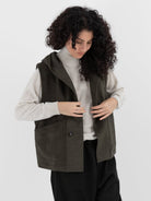 MITTAN Vest 05 in Ash Green - MITTAN at Worthwhile - shop VEST