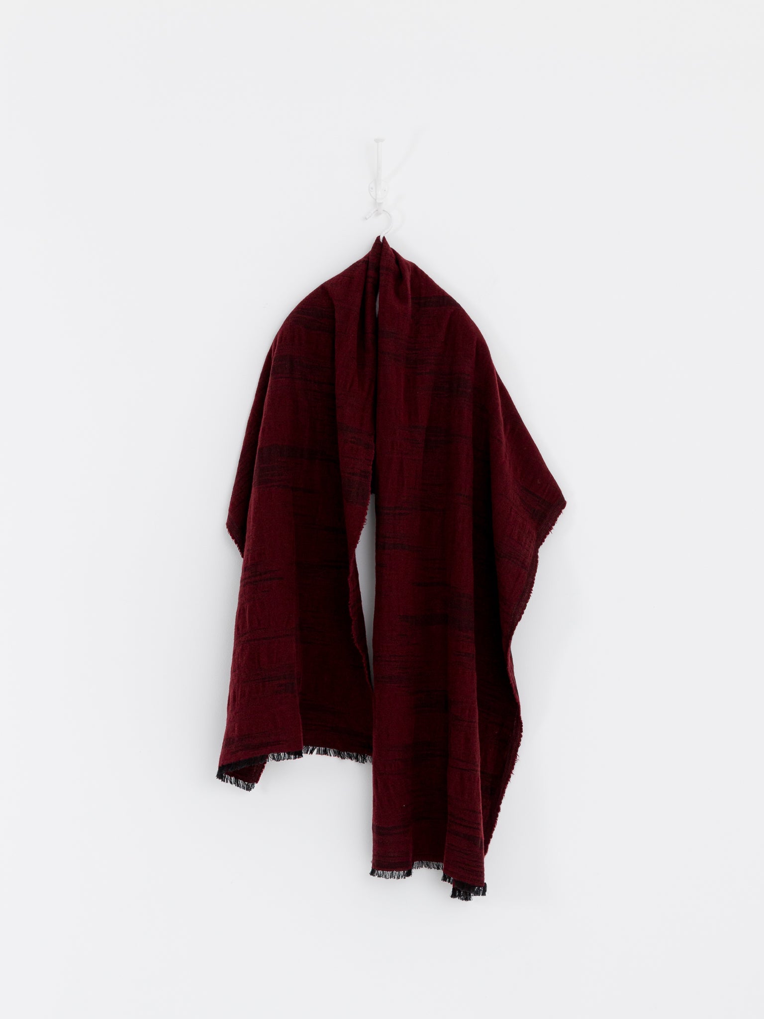 MITTAN Woven Scarf 71 in Burgundy - MITTAN at Worthwhile - shop SCARF