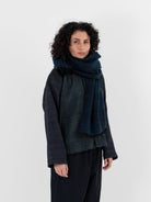 MITTAN Woven Scarf 71 in Dark Teal - MITTAN at Worthwhile - shop SCARF