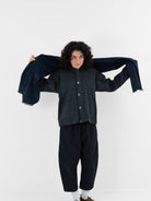 MITTAN Woven Scarf 71 in Dark Teal - MITTAN at Worthwhile - shop SCARF