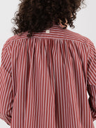 Nitto Rosie Shirt in Rust Stripe - NITTO at Worthwhile - shop TOP