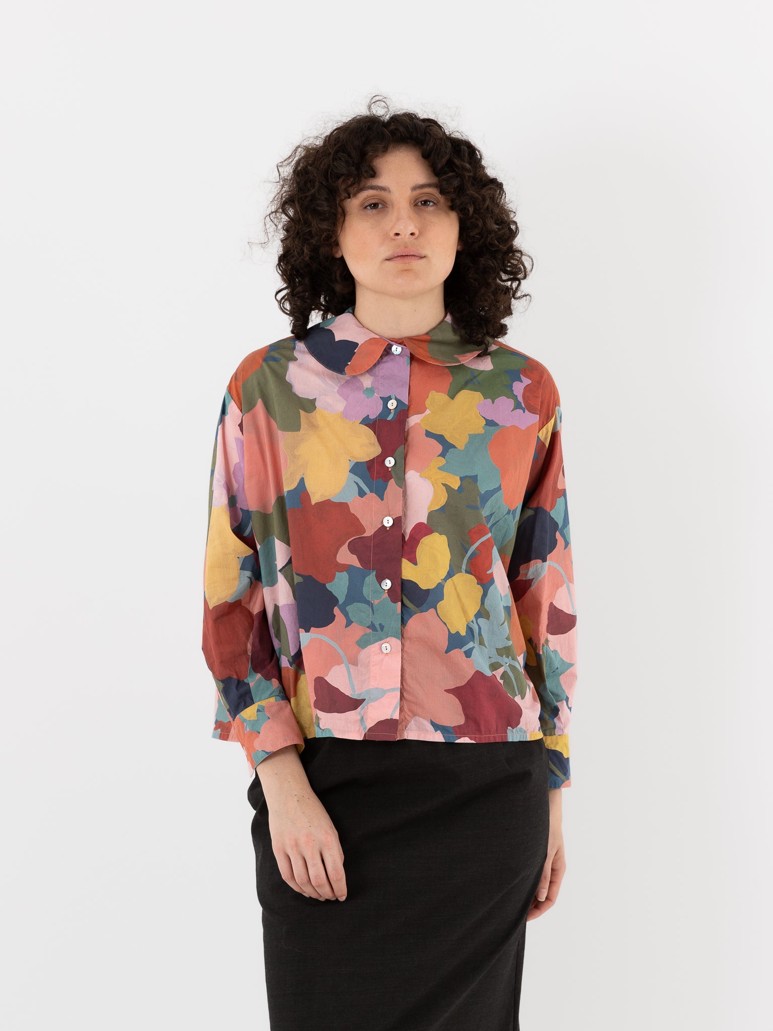 Nitto Sophia Shirt in Spring Garden - NITTO at Worthwhile - shop TOP