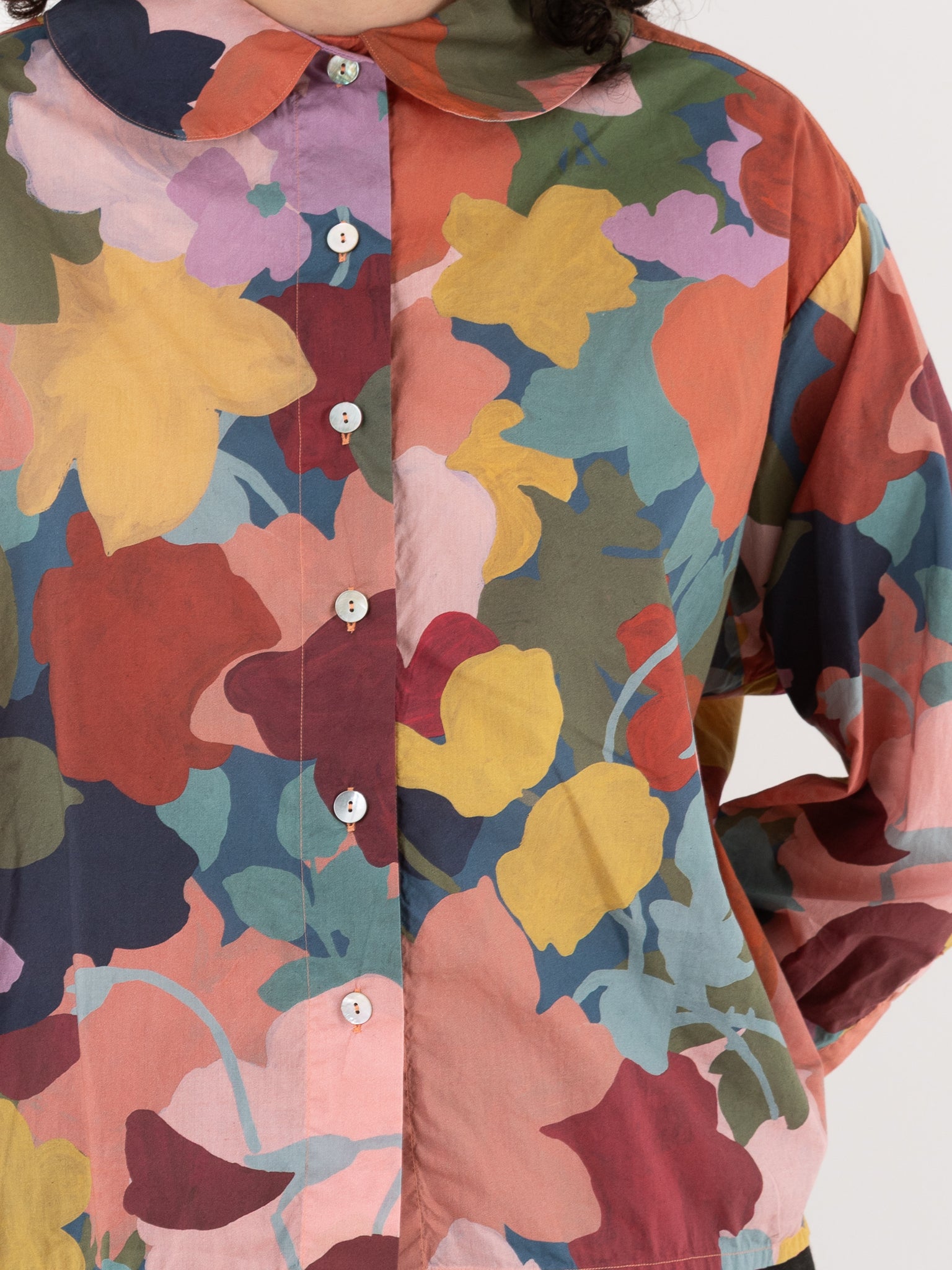 Nitto Sophia Shirt in Spring Garden - NITTO at Worthwhile - shop TOP