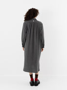 Nitto Camicione Dress in Anthracite - NITTO at Worthwhile - shop DRESS