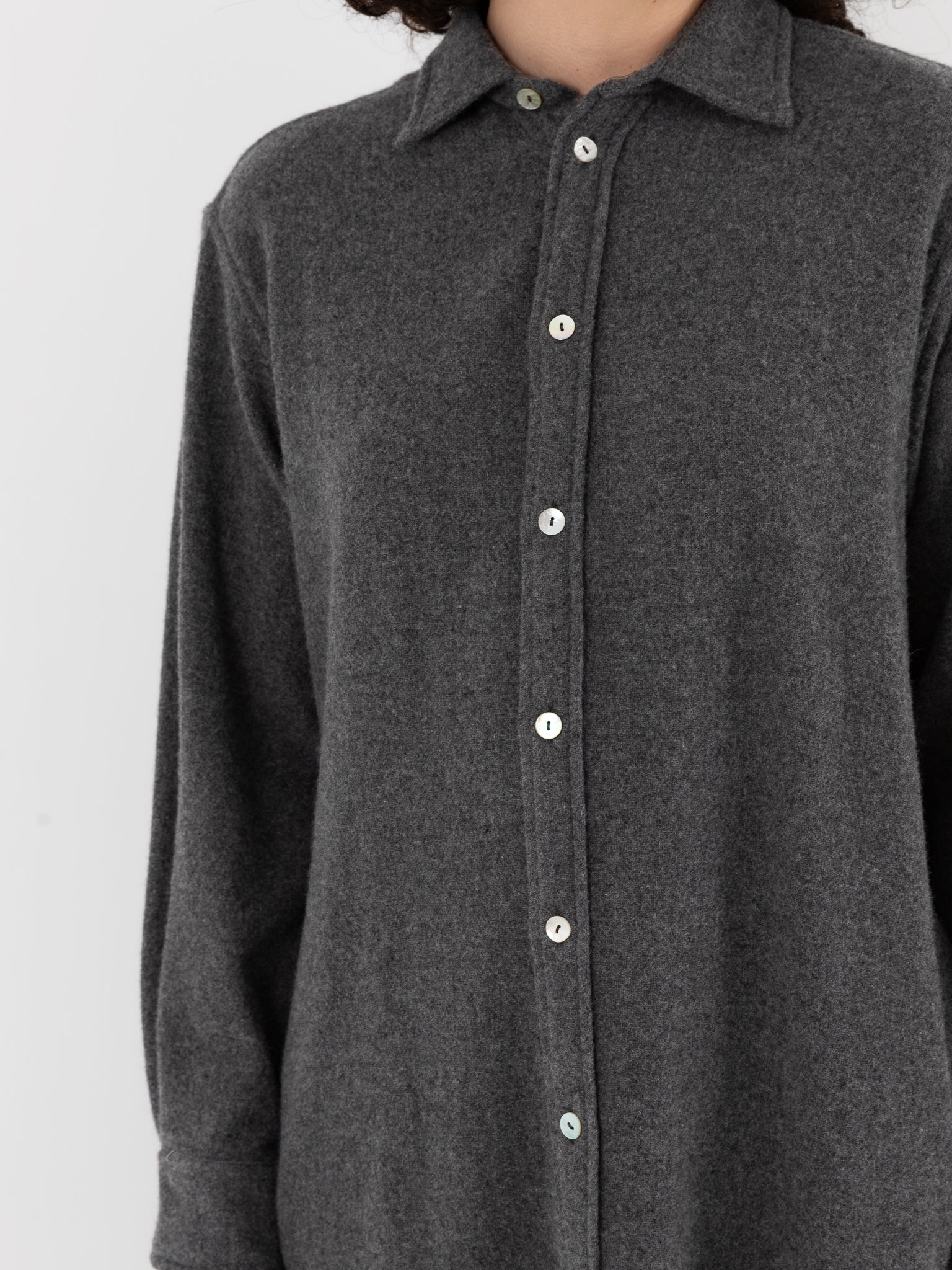 Nitto Camicione Dress in Anthracite - NITTO at Worthwhile - shop DRESS