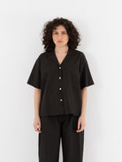 Nitto Rafa Shirt in Deep Brown - NITTO at Worthwhile - shop TOP