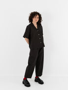Nitto Rafa Shirt in Deep Brown - NITTO at Worthwhile - shop TOP