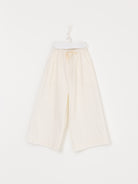 Nitto Cama Palazzo Pant in Off White - NITTO at Worthwhile - shop PANT