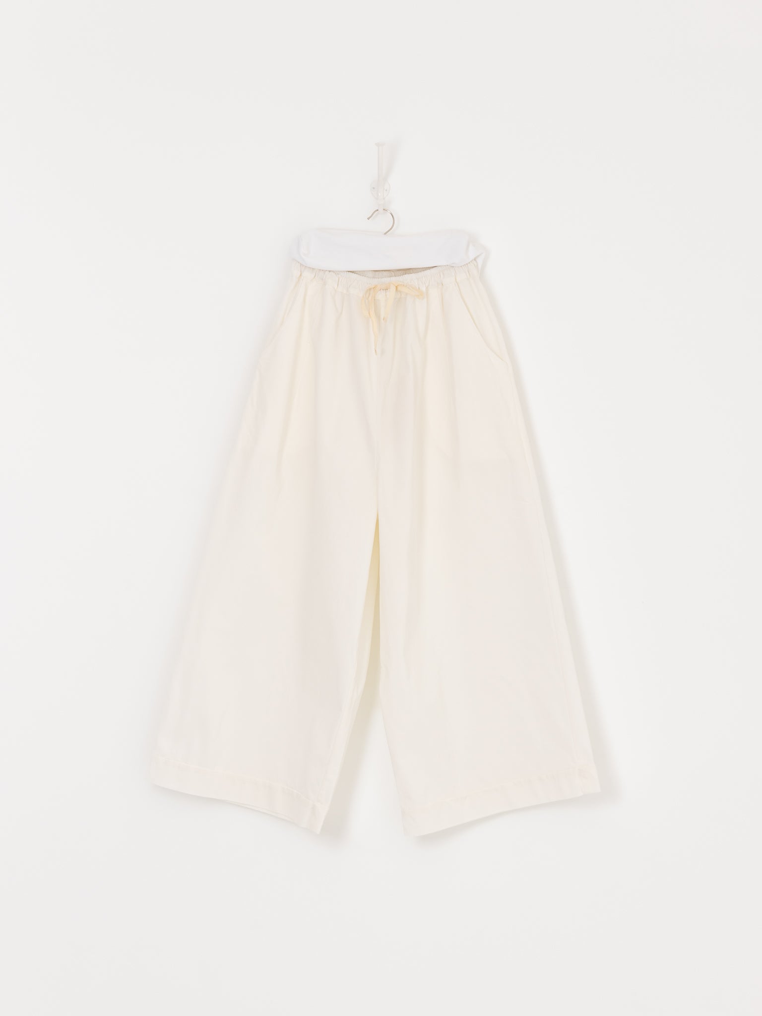 Nitto Cama Palazzo Pant in Off White - NITTO at Worthwhile - shop PANT