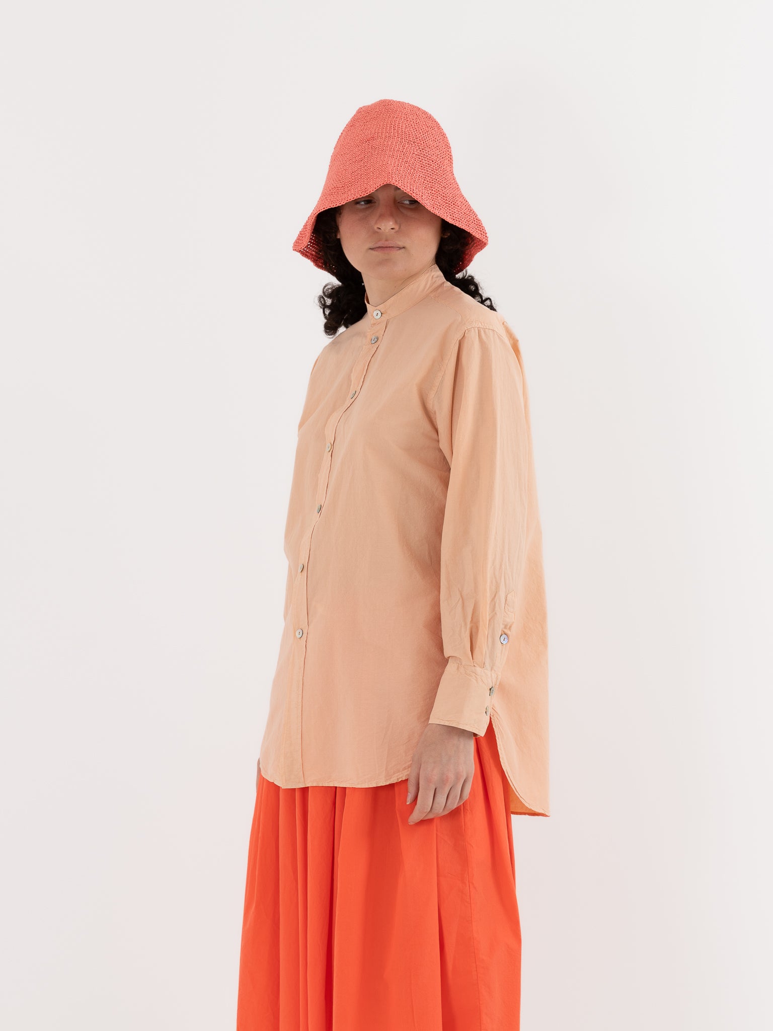 Nitto Rosie Shirt in Nude - NITTO at Worthwhile - shop TOP