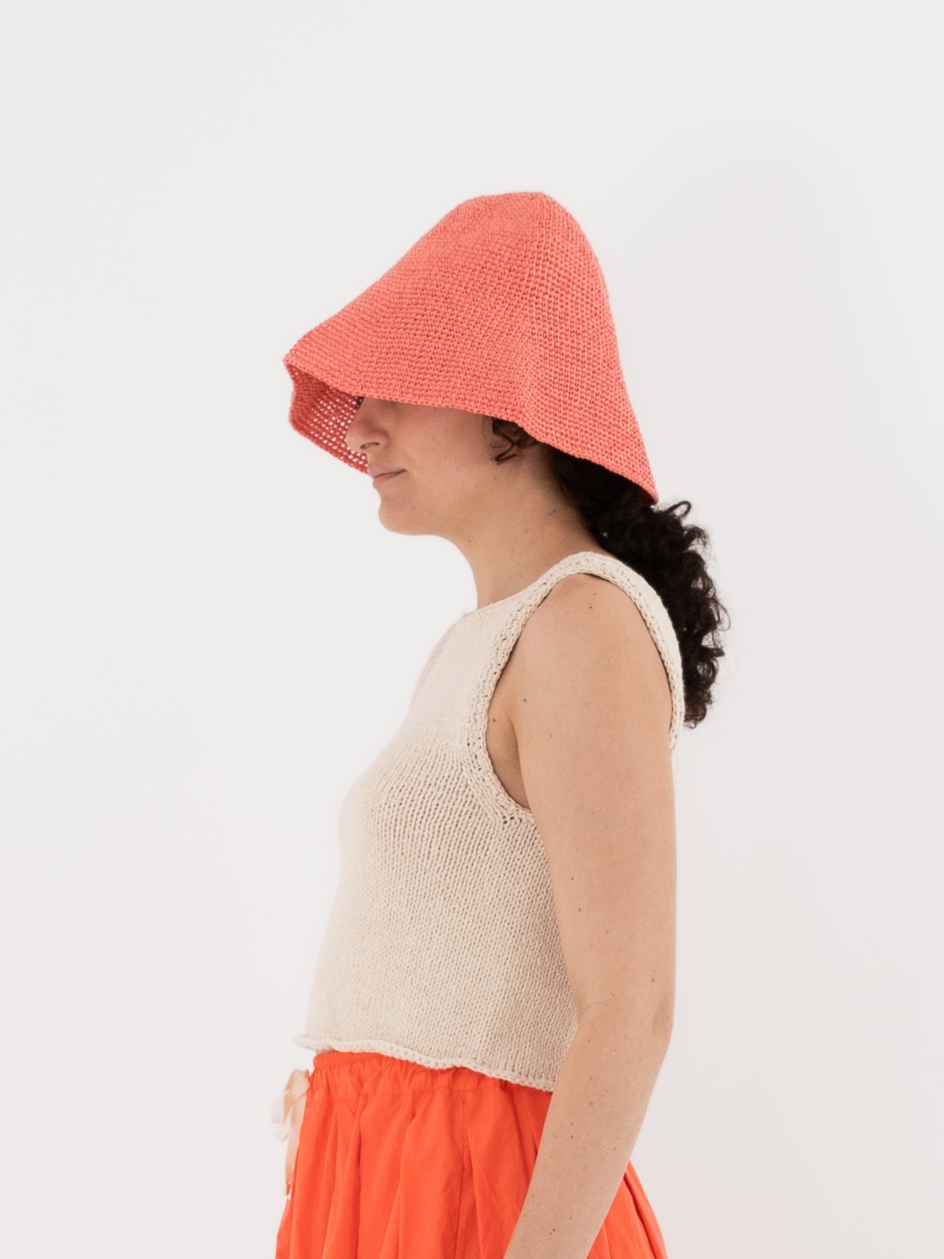 Nitto Guache Vest in Off White - NITTO at Worthwhile - shop VEST