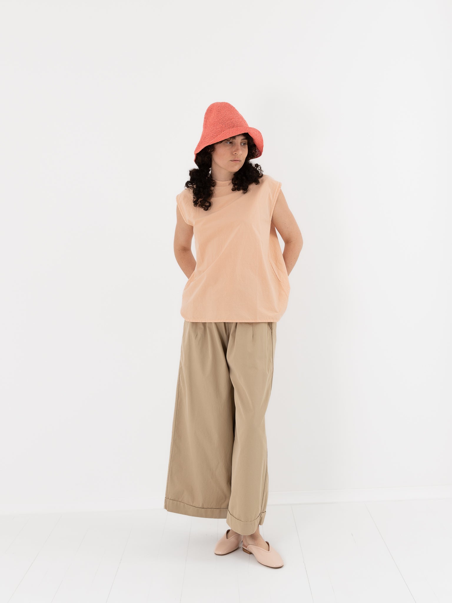 Nitto Bud Top in Nude - NITTO at Worthwhile - shop TOP