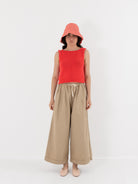 Nitto Cama Palazzo Pant in Sabbia - NITTO at Worthwhile - shop PANT