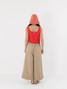 Nitto Cama Palazzo Pant in Sabbia - NITTO at Worthwhile - shop PANT