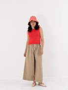 Nitto Cama Palazzo Pant in Sabbia - NITTO at Worthwhile - shop PANT