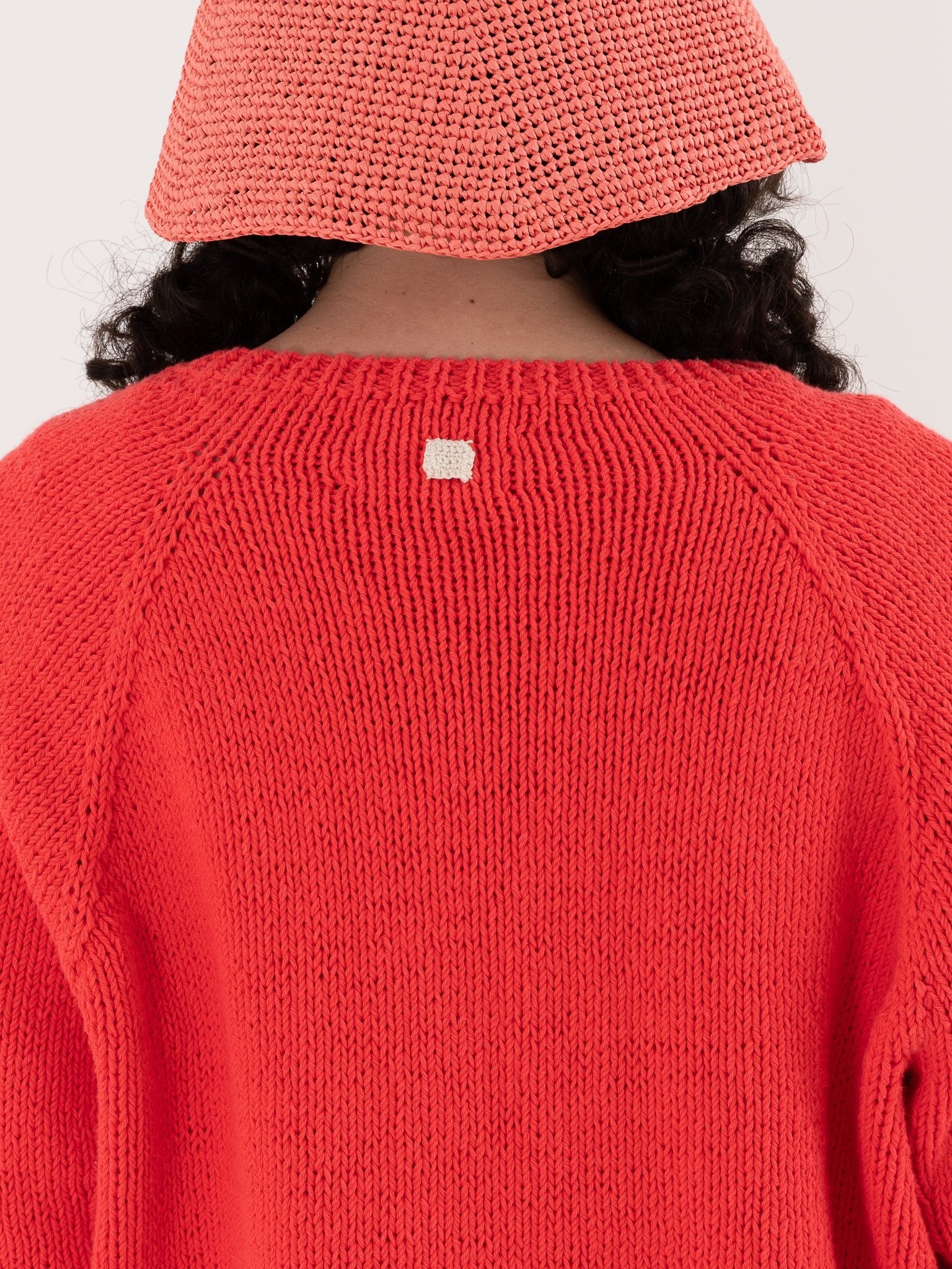 Nitto Paleta Cardigan in Anguria - NITTO at Worthwhile - shop CARDIGAN