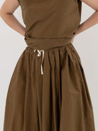 Nitto Gelsa Skirt in Bronzo - NITTO at Worthwhile - shop SKIRT