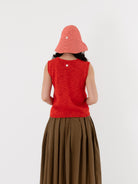 Nitto Pincel Vest in Coral - NITTO at Worthwhile - shop VEST