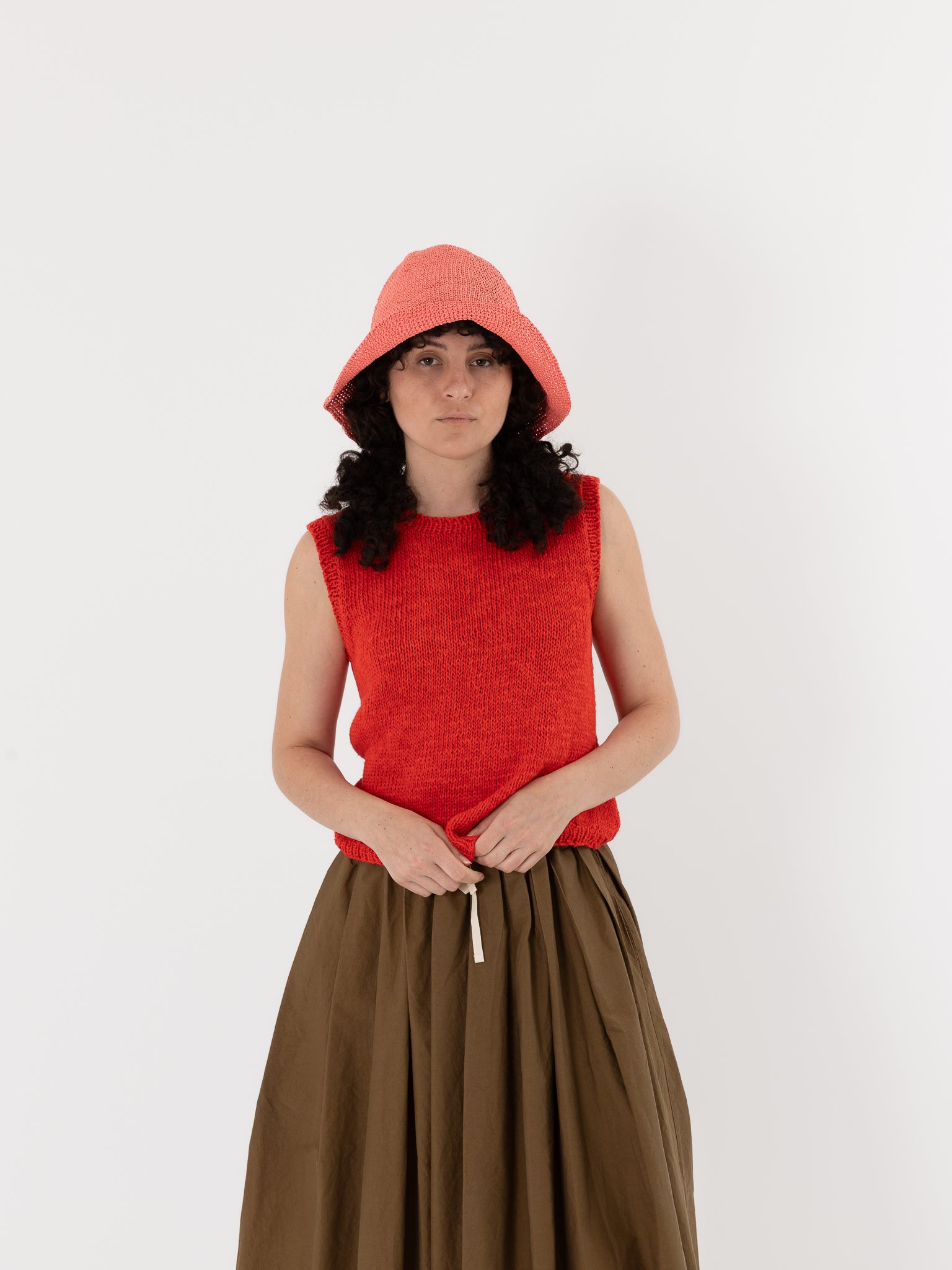 Nitto Pincel Vest in Coral - NITTO at Worthwhile - shop VEST