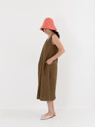 Nitto Flo Dress in Bronzo - NITTO at Worthwhile - shop DRESS