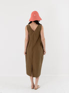 Nitto Flo Dress in Bronzo - NITTO at Worthwhile - shop DRESS