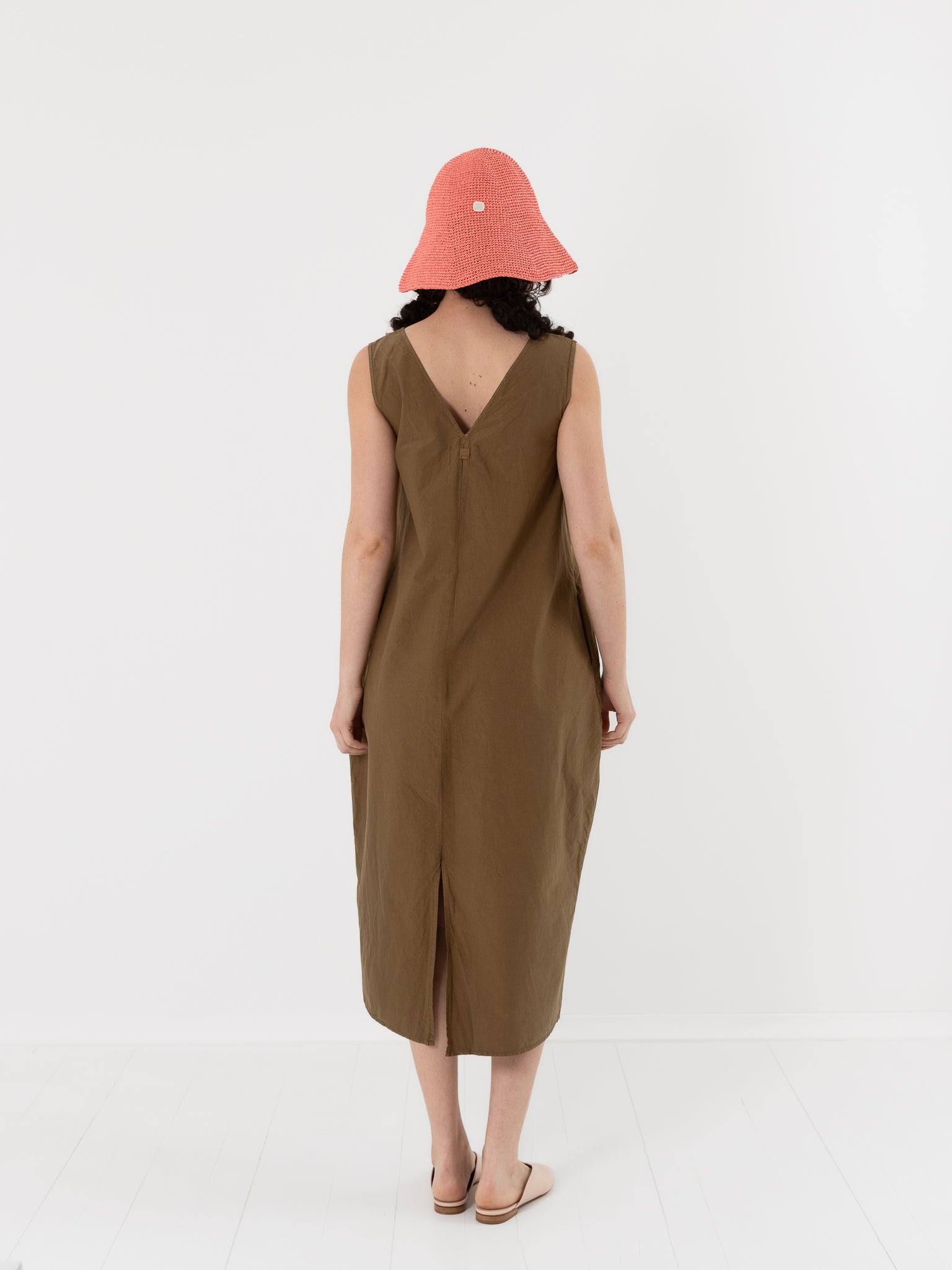 Nitto Flo Dress in Bronzo - NITTO at Worthwhile - shop DRESS