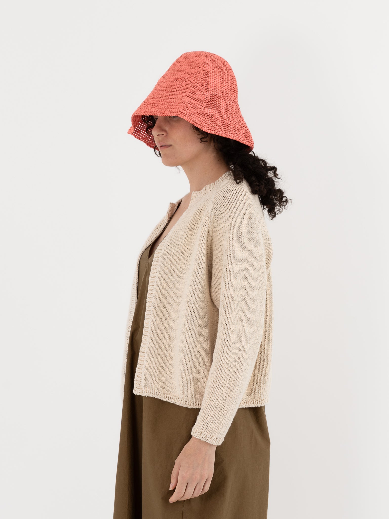 Nitto Paleta Cardigan in Off White - NITTO at Worthwhile - shop CARDIGAN