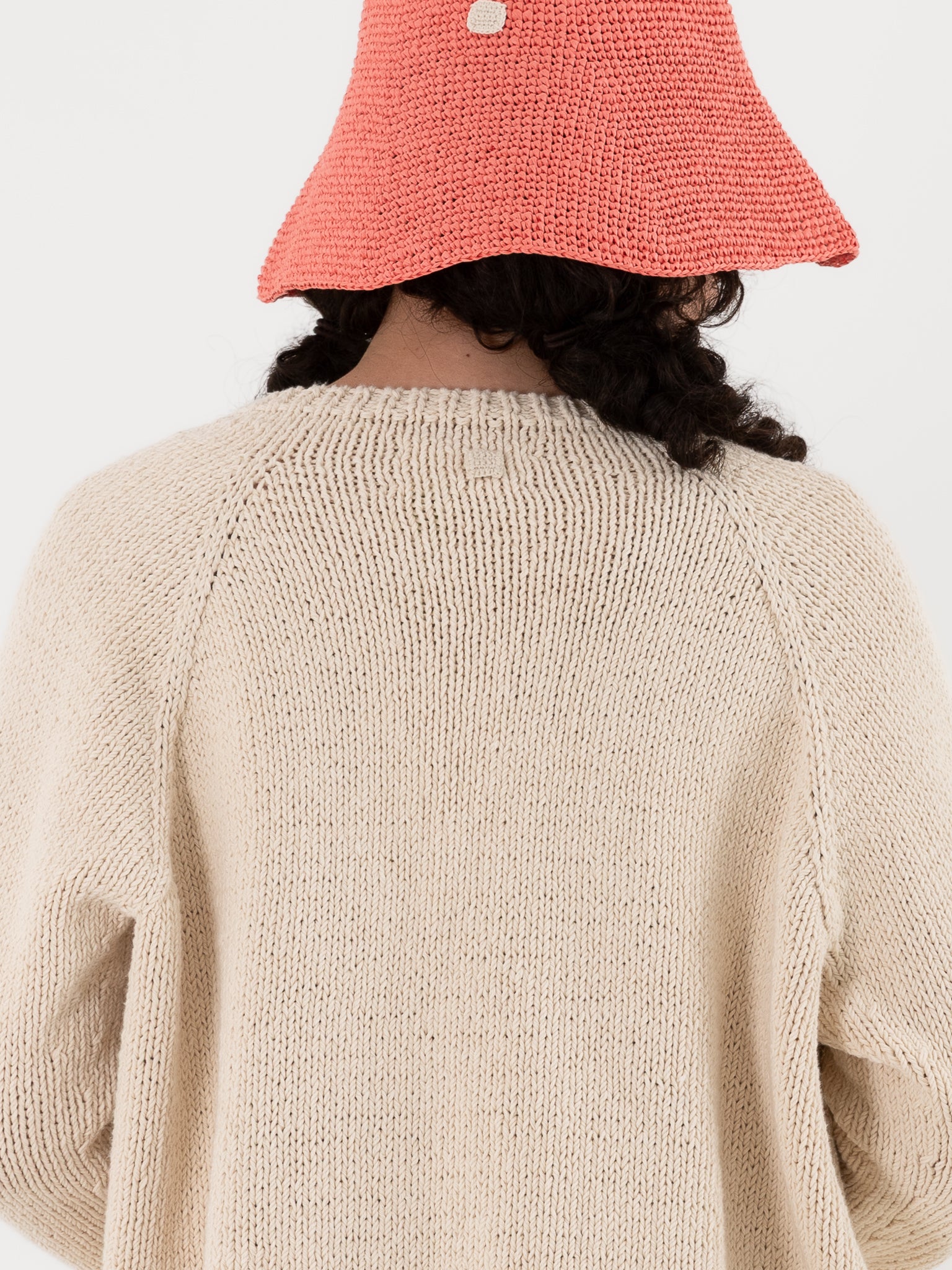 Nitto Paleta Cardigan in Off White - NITTO at Worthwhile - shop CARDIGAN