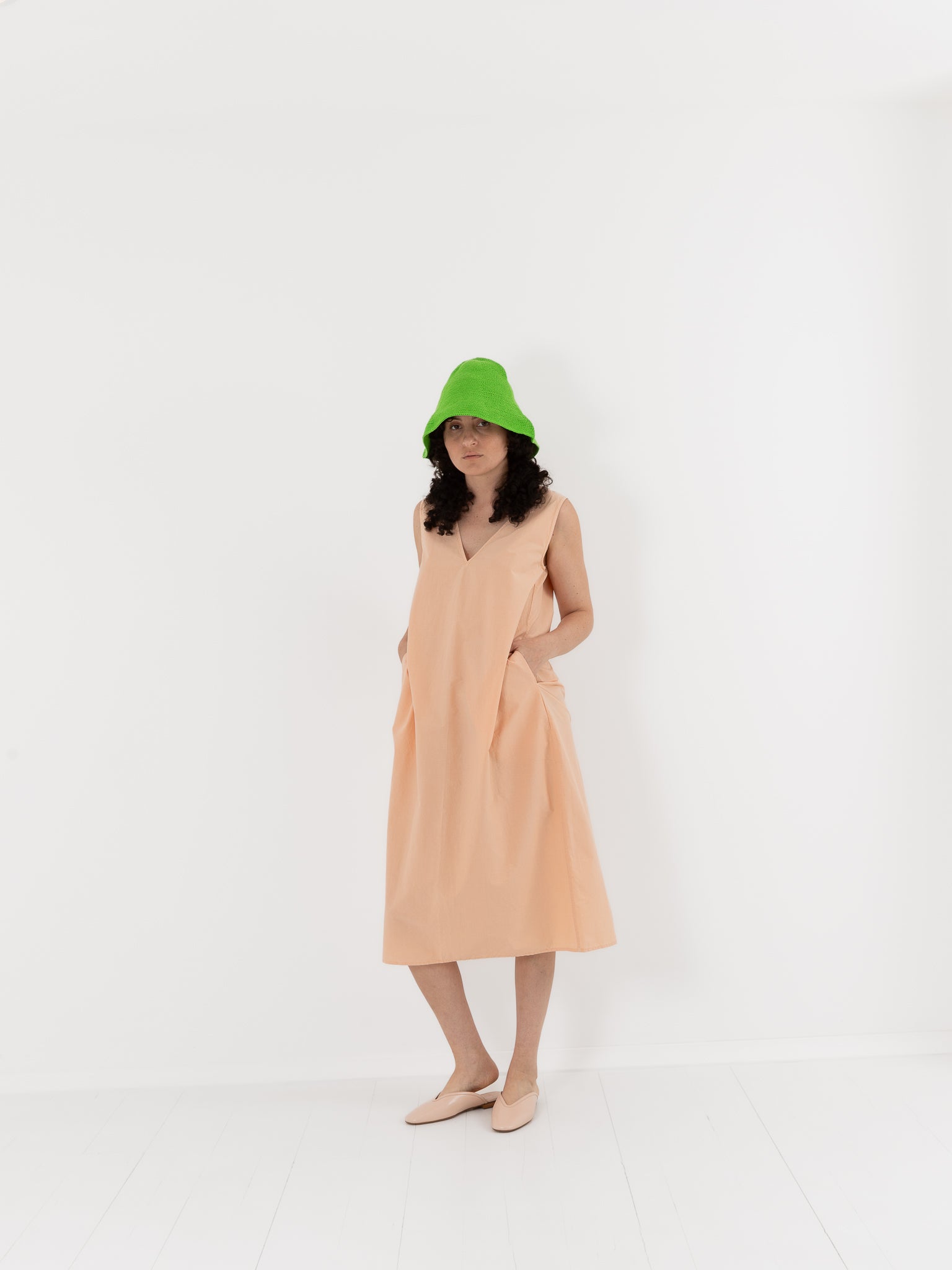 Nitto Flo Dress in Nude - NITTO at Worthwhile - shop DRESS