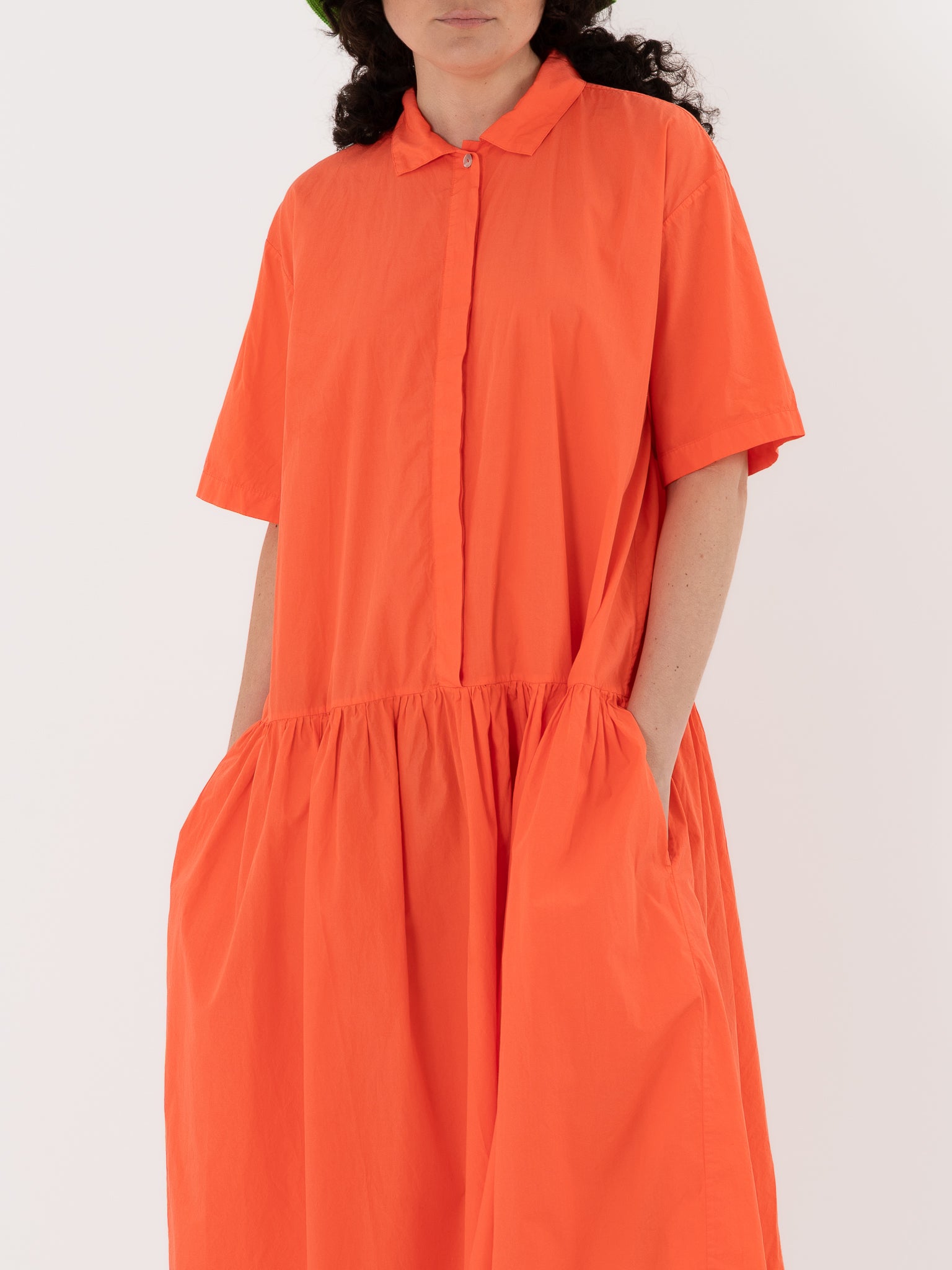 Nitto Gea Dress in Coral - NITTO at Worthwhile - shop DRESS