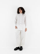 Nitto Rosie Shirt in Off White - NITTO at Worthwhile - shop TOP