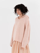 Nitto Aviator Sweater in Baby Pink - NITTO at Worthwhile - shop SWEATER
