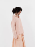 Nitto Aviator Sweater in Baby Pink - NITTO at Worthwhile - shop SWEATER