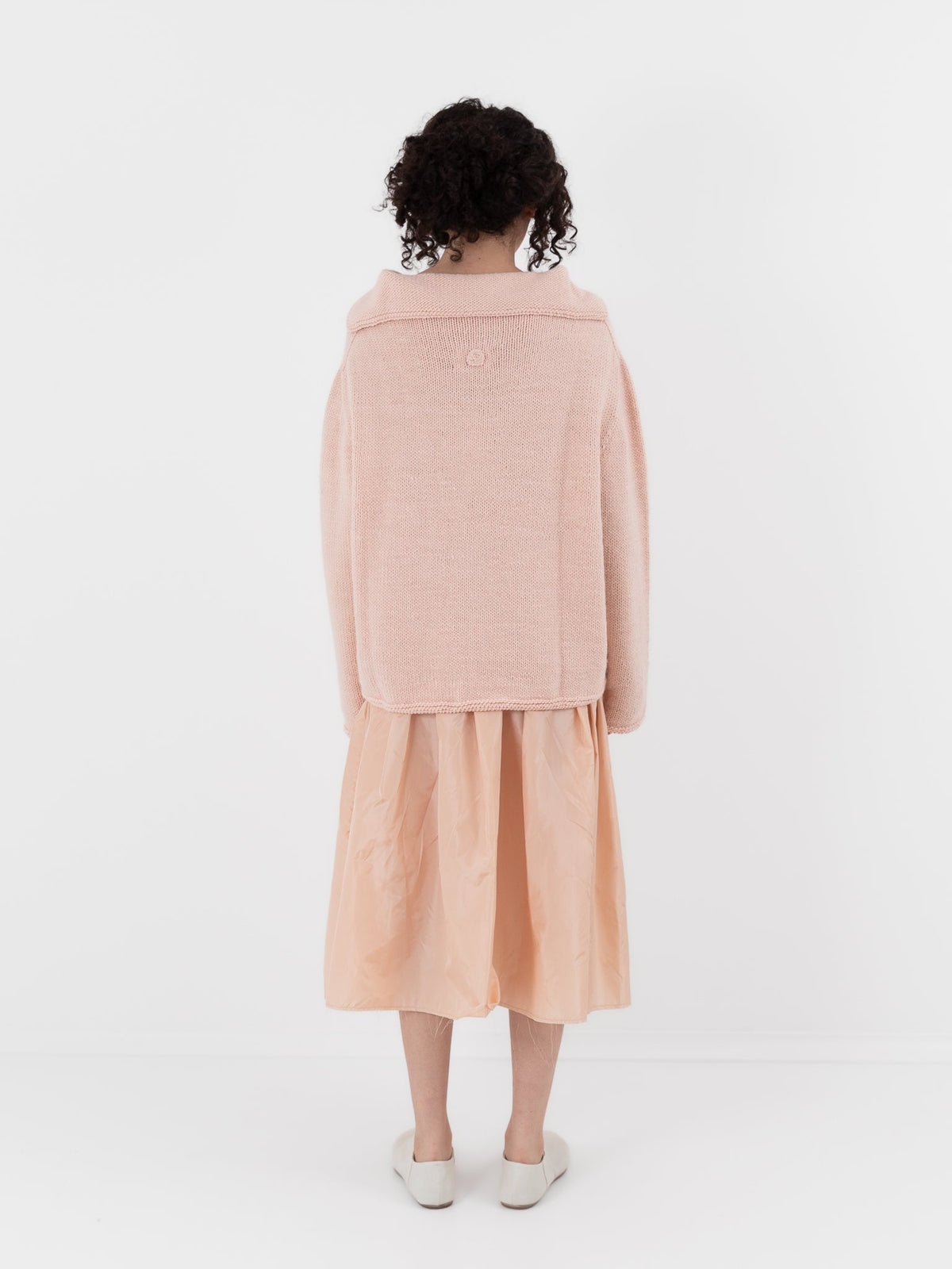 Nitto Aviator Sweater in Baby Pink - NITTO at Worthwhile - shop SWEATER