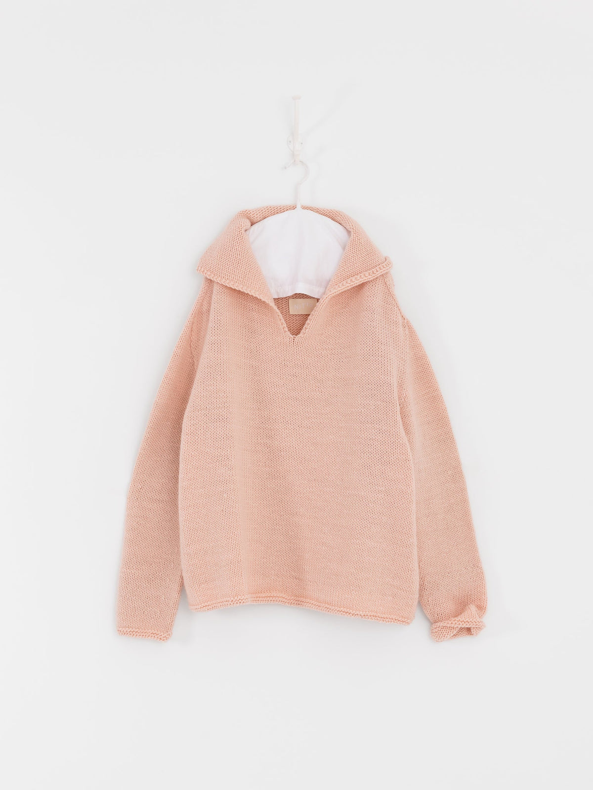 Nitto Aviator Sweater in Baby Pink - NITTO at Worthwhile - shop SWEATER