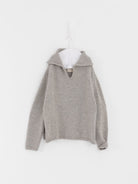 Nitto Aviator Sweater in Light Grey - NITTO at Worthwhile - shop SWEATER