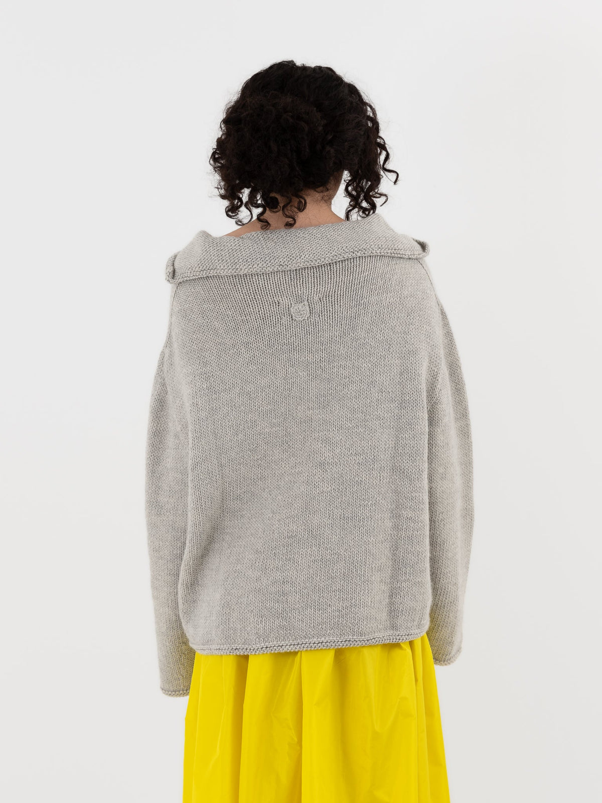 Nitto Aviator Sweater in Light Grey - NITTO at Worthwhile - shop SWEATER