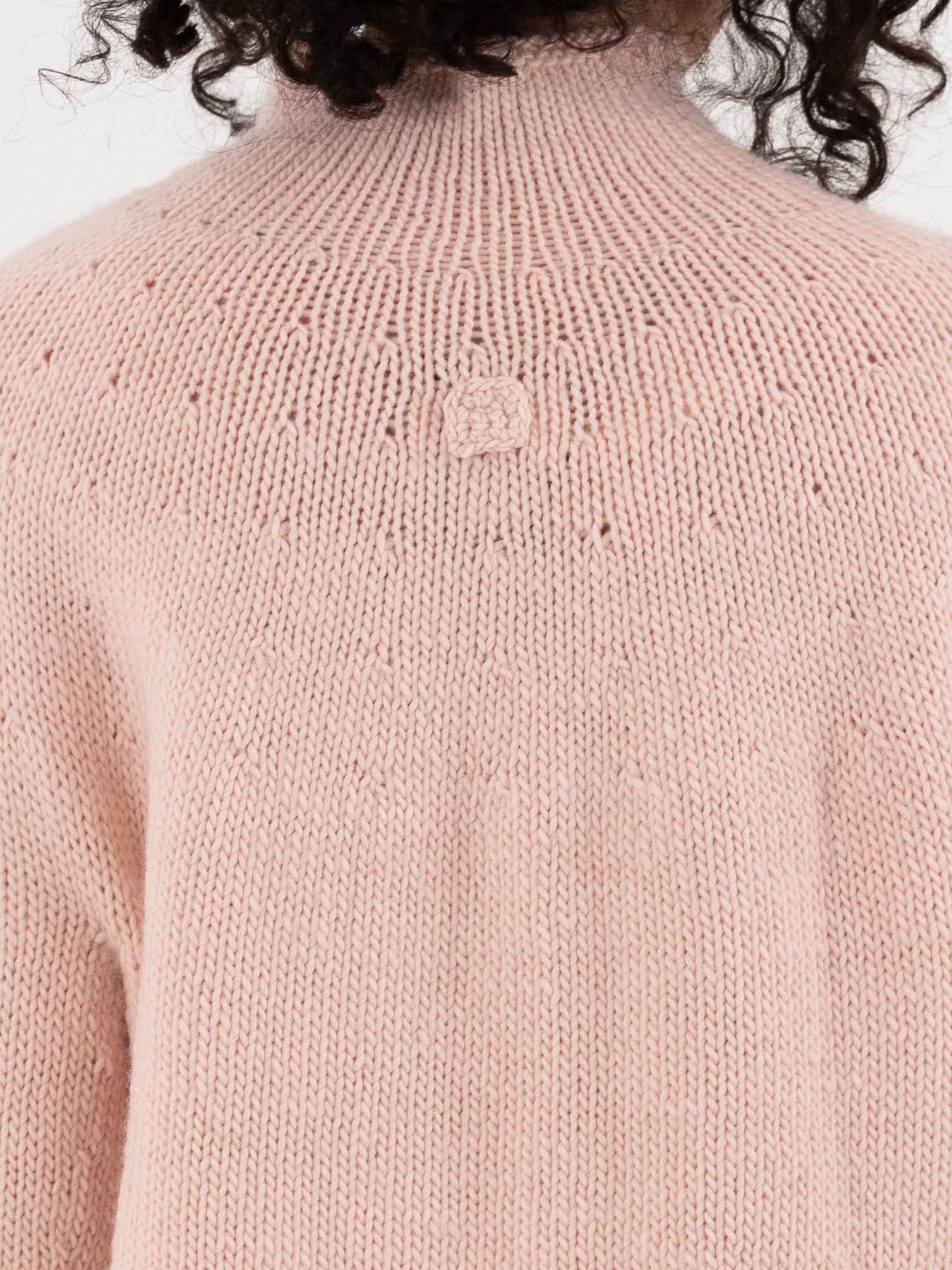 Nitto Cafe Da Manha Sweater in Baby Pink - NITTO at Worthwhile - shop SWEATER