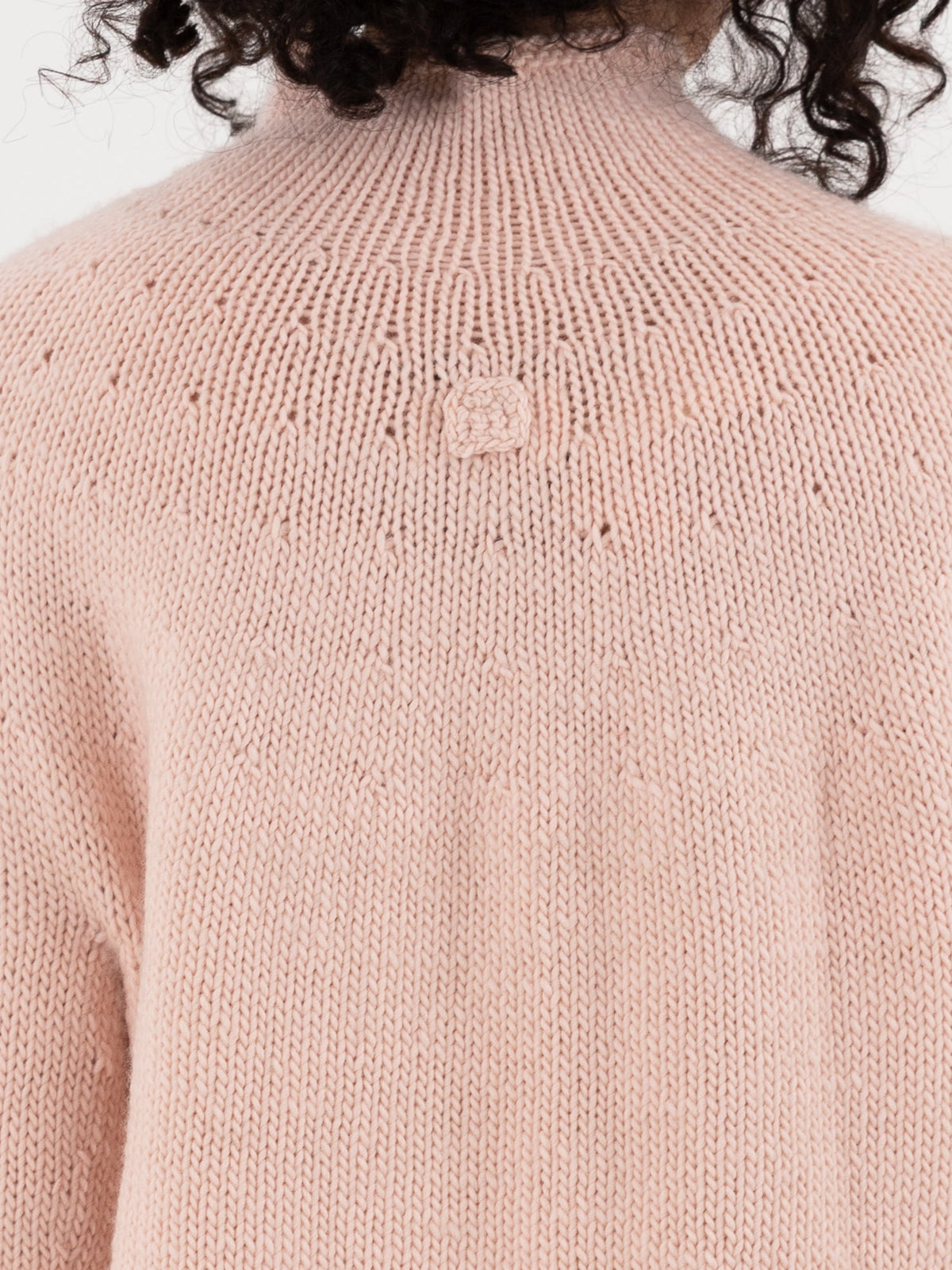 Nitto Cafe Da Manha Sweater in Baby Pink - NITTO at Worthwhile - shop SWEATER