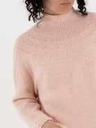Nitto Cafe Da Manha Sweater in Baby Pink - NITTO at Worthwhile - shop SWEATER