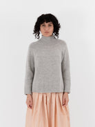 Nitto Cafe Da Manha Sweater in Light Grey - NITTO at Worthwhile - shop SWEATER