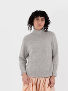 Nitto Cafe Da Manha Sweater in Light Grey - NITTO at Worthwhile - shop SWEATER